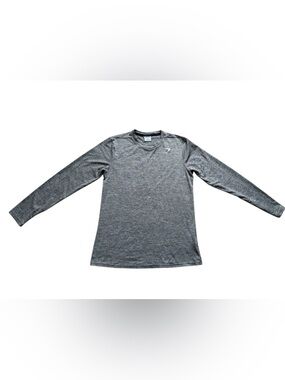 Gymshark Men’s Arrival Long Sleeve T-Shirt Small Gray Performance Stretch NWOT
